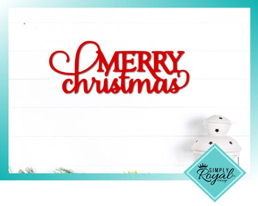 Metal Merry Christmas Sign | Metal Wall Decor | Christmas Sign | Holiday Decor | Christmas Wall Decor | Indoor, Outdoor Sign | Metal Word